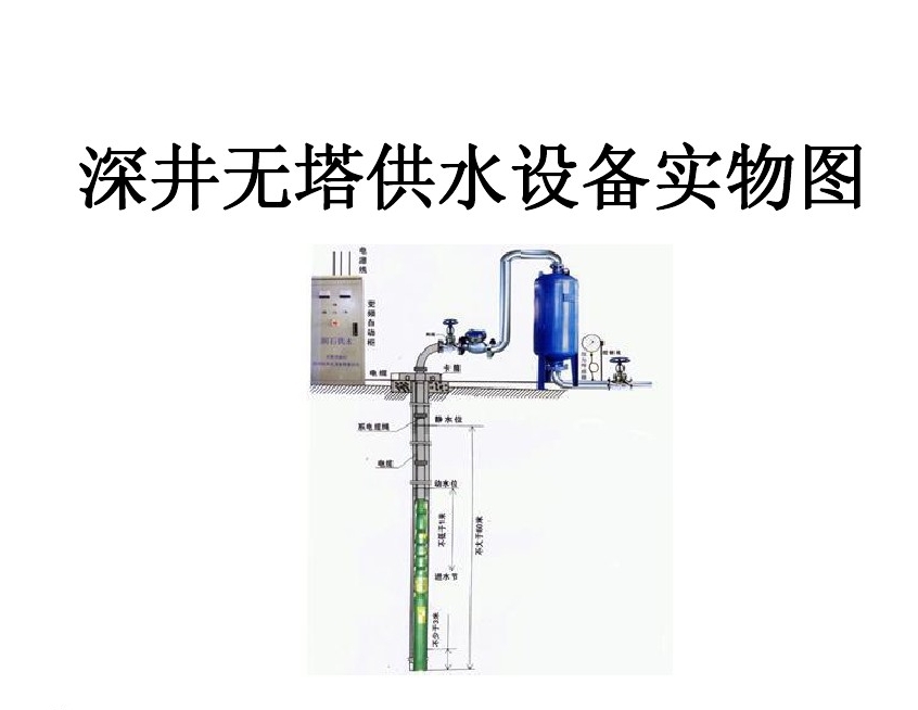 禹城市井泵无塔式供水设备